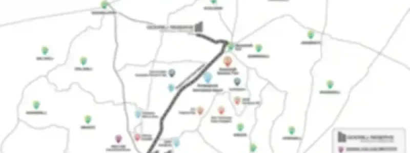 Godrej Shamirpet Plotted development location map with connectivity birds eye view by Godrej Properties